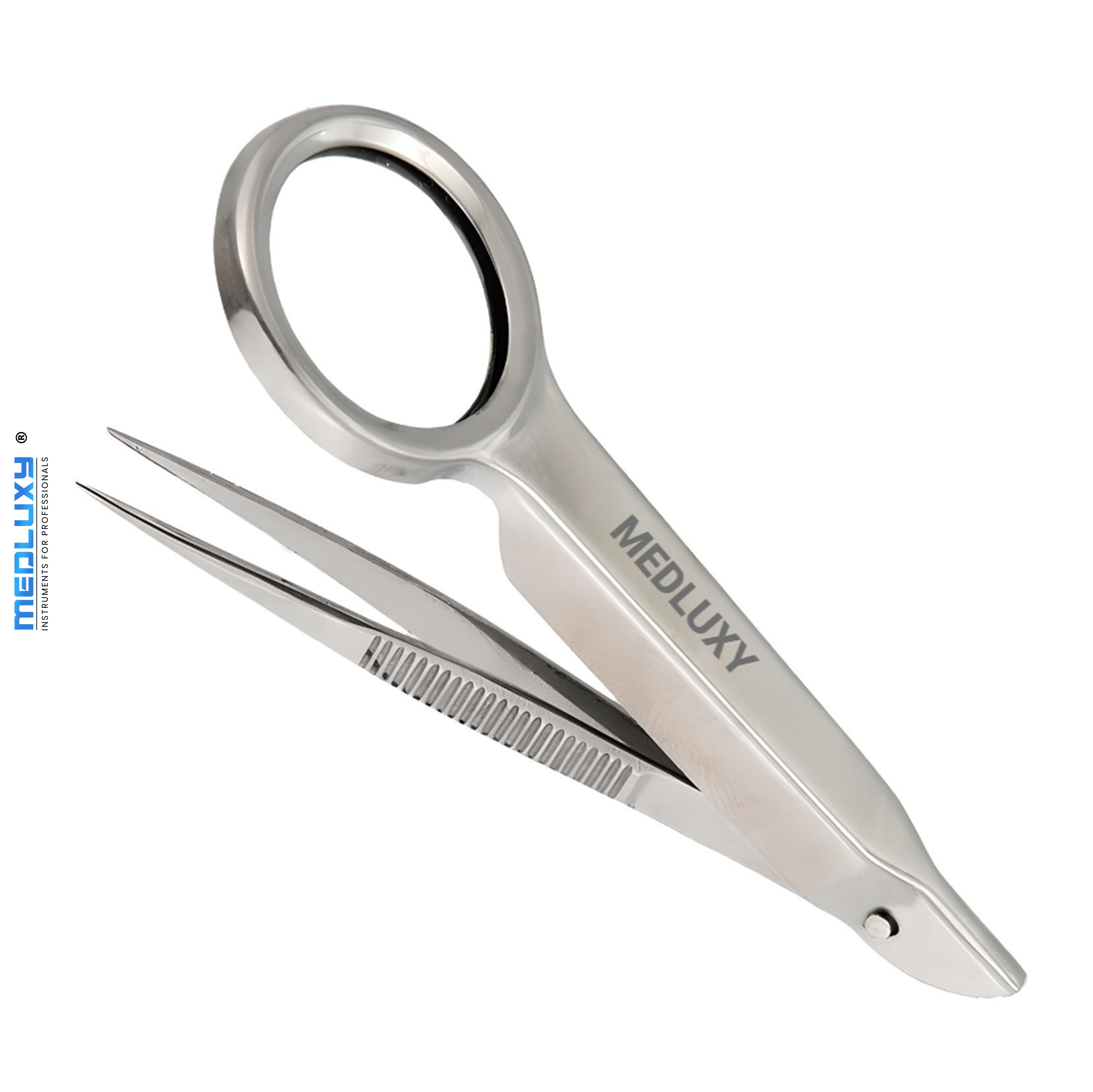 Medluxy - Splinter Pincet - Vergrootglas (loep) - niet verstelbaar - 10 cm - SP0010